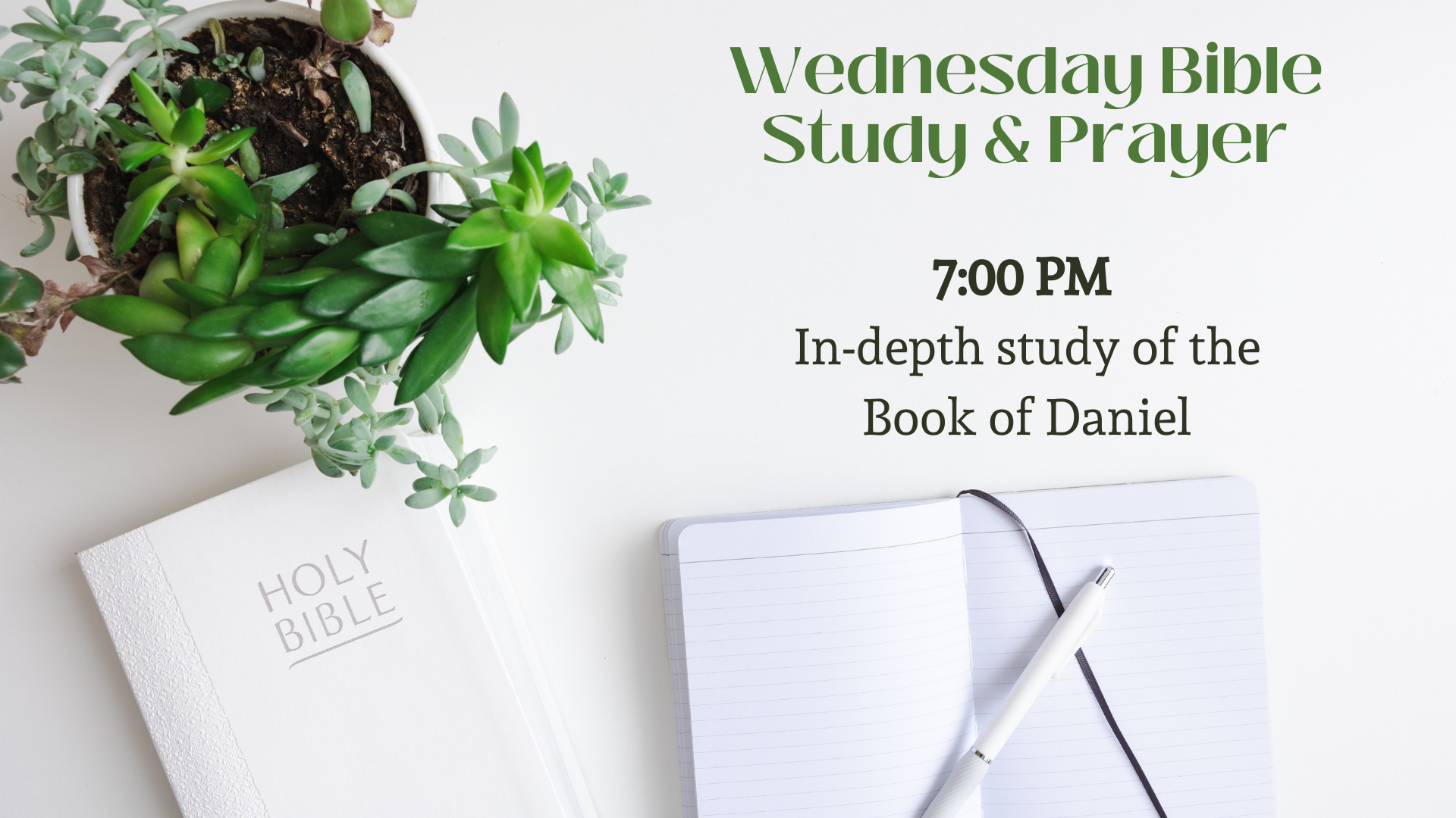 Wednesday Bible Prayer